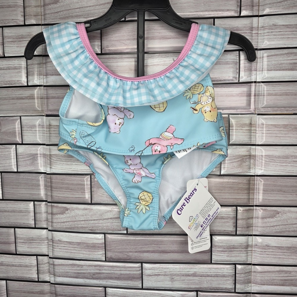 New Care Bears Baby's 18M Swimwear Bikini UPF 50+ Toddler Summer Wear